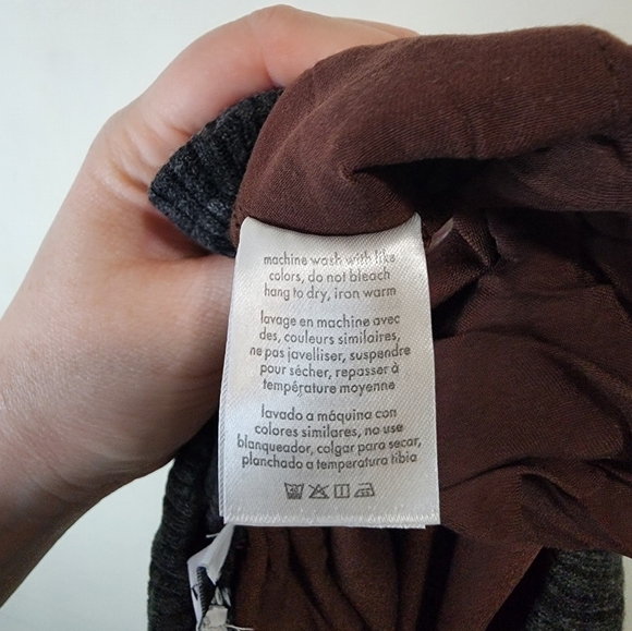 NEW WeWoreWhat Suiting Twill Low Rise Pull On Women XS Wide Leg V Waist Pants - Picture 5 of 12